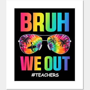 We Out Teacher Shirt, Bruh Teacher Shirt, Bruh We Out, Last Day of School T Shirt, Funny Summer, End of Year Teacher, Funny Teacher Posters and Art